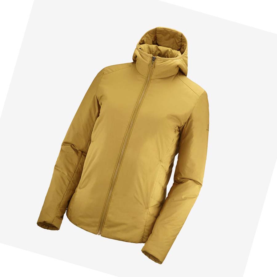 Salomon OUTRACK INSULATED Kadın Ceket Sarı | TR 2454OKI